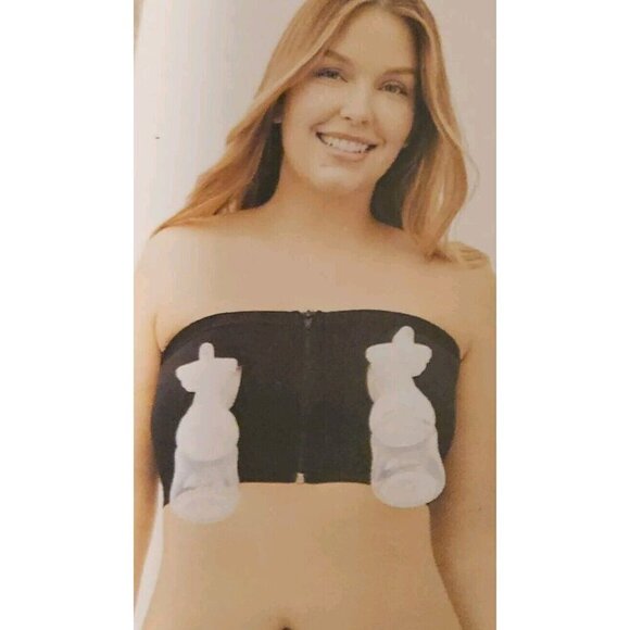 Joyspun SOFT Hands Free Breast Pump Nursing Bra  Bandeau (Size S )  NEW (2) - Picture 2 of 4